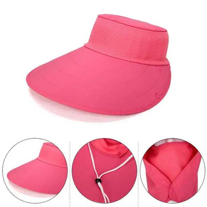 Hot Summer Women Sun Hat Removable Neck Face Flap Farmer UV Protection Cap for Outdoor Fishing HD88