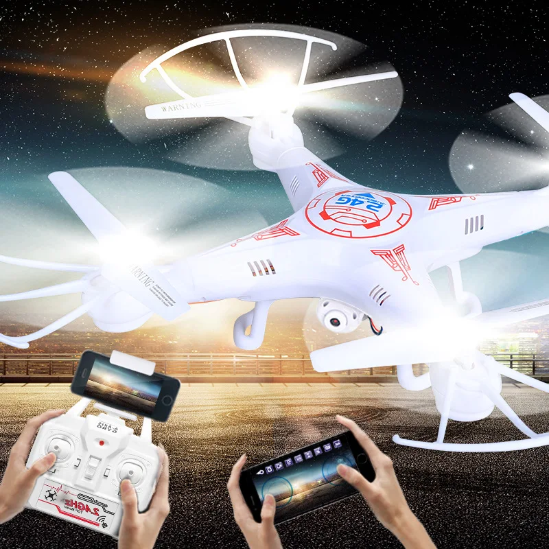 FPV Drone PK X5C Upgrade WiFi Camera Real Time Video RC Quadcopter 2.4G