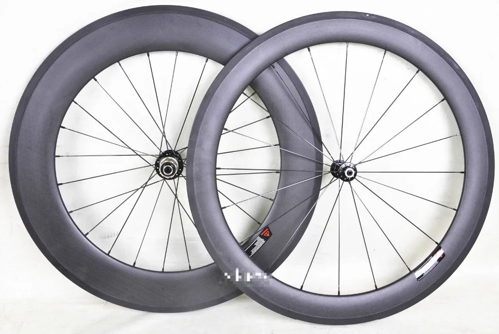 

front 60mm rear 88mm carbon fiber straight pull road bicycle wheel 23mm width bike wheelset 20.5/ 23mm width