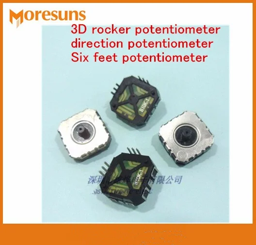 

Free Ship 10pcs 3D rocker potentiometer/direction potentiometer/Six feet potentiometer 10K game machine potentiometer joystick