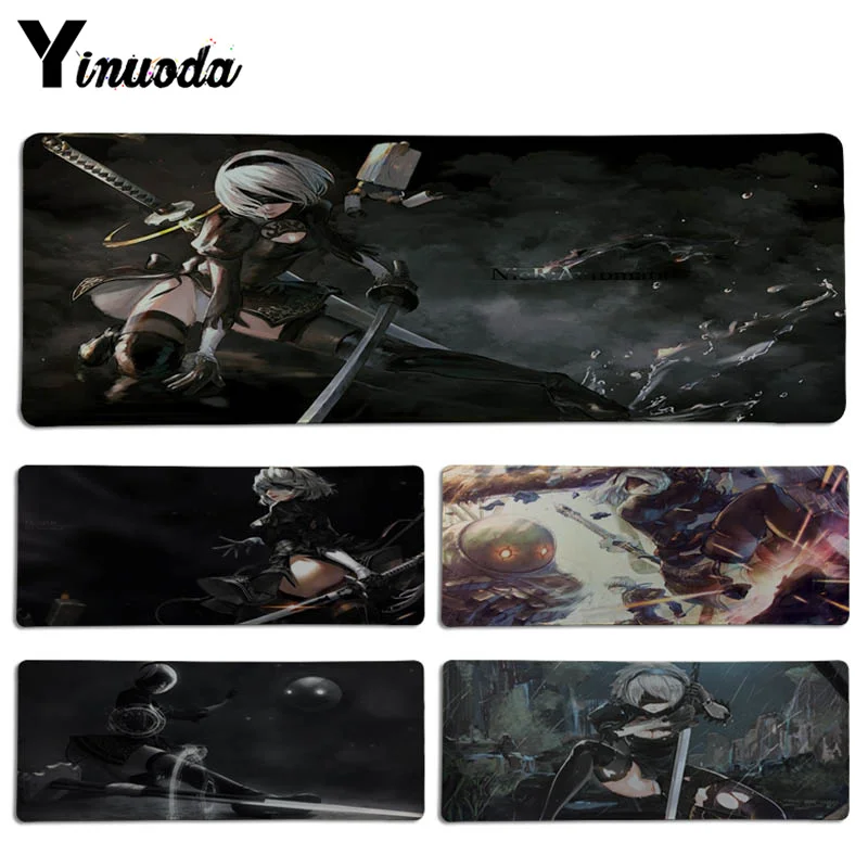

Yinuoda NieR Automata DIY Design Pattern Game Lockedge mousepad Size for 30x90CM Speed Version Gaming Mousepads