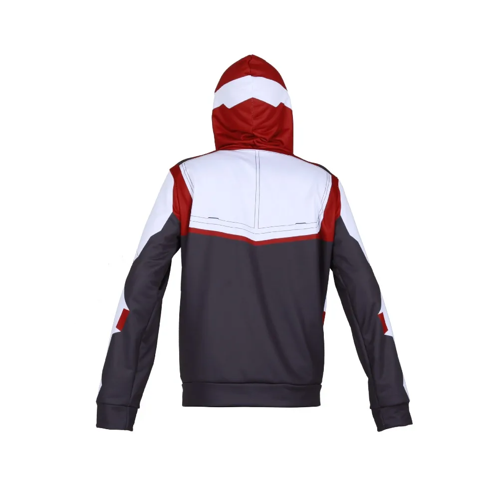 Movie Avengers Endgame Quantum Realm Sweatshirt Jacket Advanced Tech Hoodie Cosplay Costumes Iron Man Captain America Hoodies
