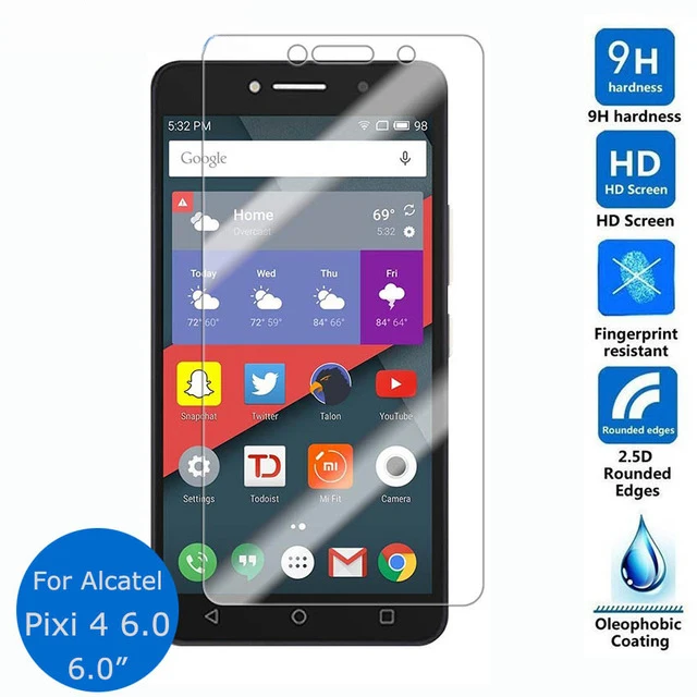 Для Alcatel Pixi 4 3G 6 0 закаленное стекло 9H Высококачественная защитная пленка