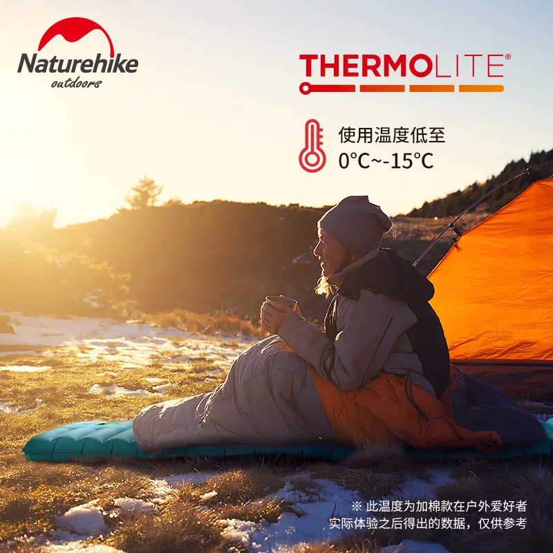 Naturehike في 2018 جديد في الهواء الطلق التخييم سماكة نفخ منصات خيمة حصيرة مرتبة هوائية واحدة مزدوجة خيمة مخيم استراحة الغداء وسادة