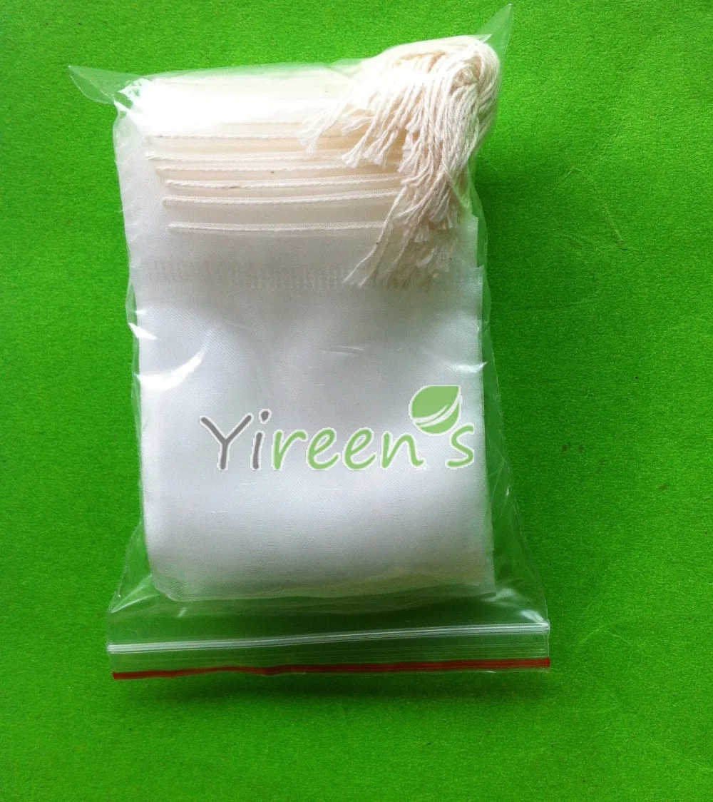 Free shipping!1000pcs 50 X 60mm Nylon filter bag, Single string tea