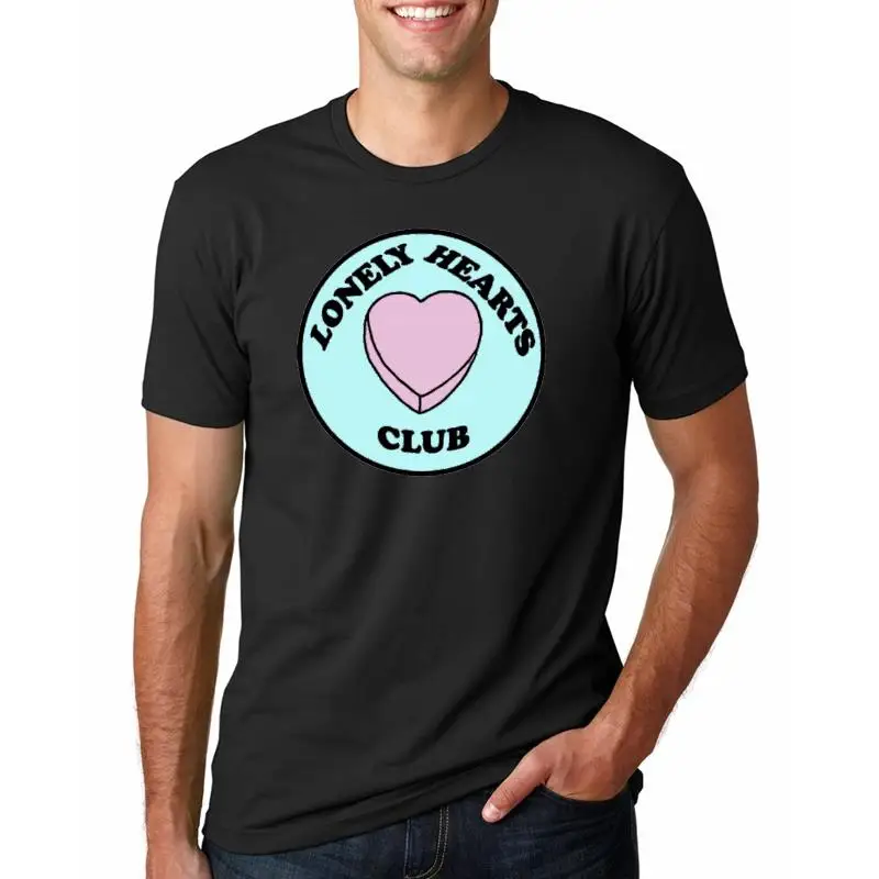 Lonely Hearts Club 2018 мужские летние футболки повседневные топы с короткими рукавами