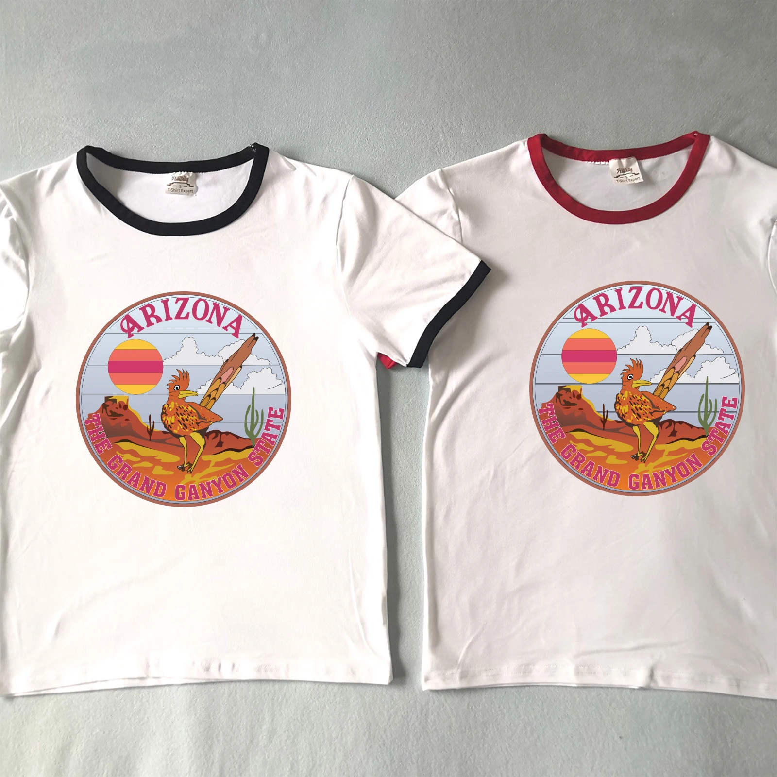 

Hillbilly Funny Roadrunner Tees Women Graphic Tops Vintage Style Arizona Desert 80's Southwest Plus Size t shirt Camisas Mujer