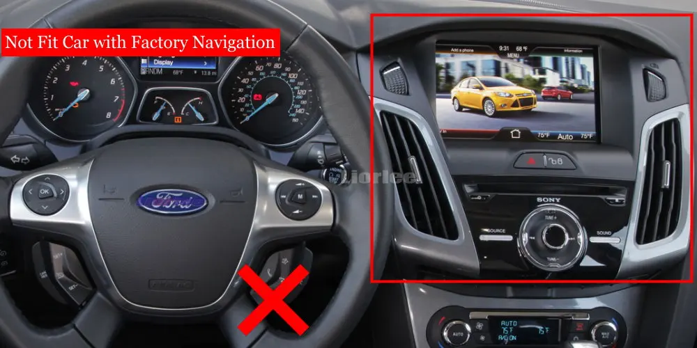 Discount Car Radio DVD Player GPS Navigation For Ford Focus 2012~2014 Android HD Displayer System Audio Video Stereo In Dash Head Unit 5