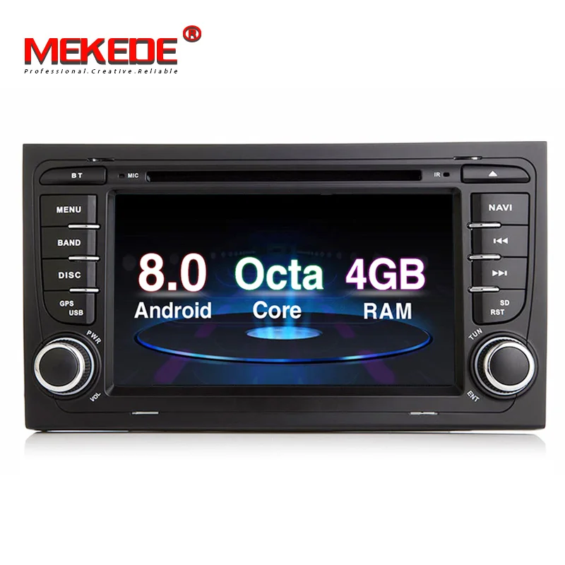 

Car Multimedia Player PX5 Android 8.0 GPS 2 Din car dvd player for Audi A4 S4 RS4 2002-2008 wifi car radio stereo free shipping