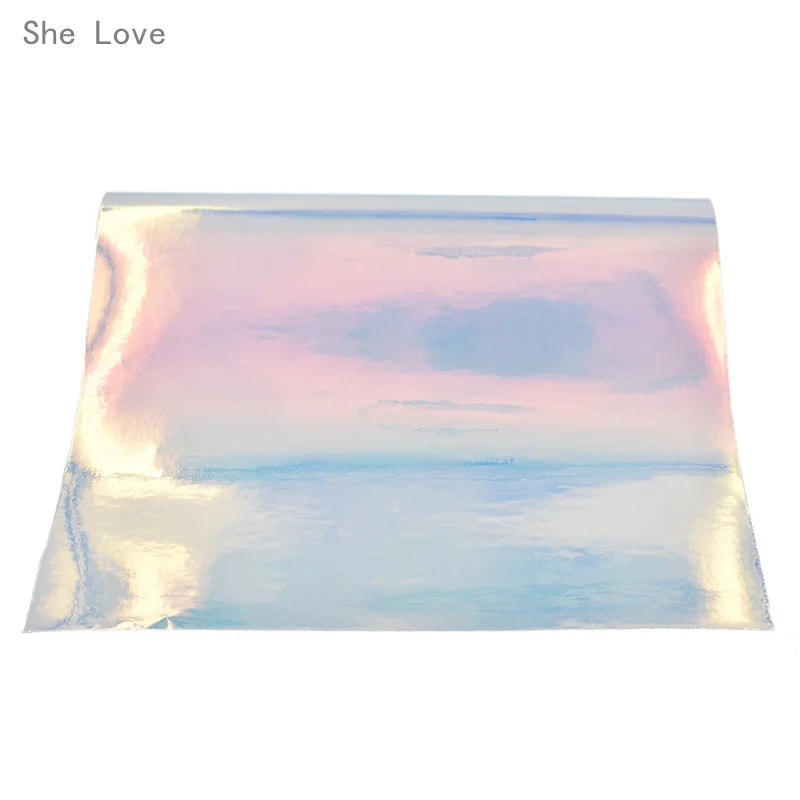 She Love A5 искусственная кожа Сделай Сам голографическая ткань для сумок одежды DIY материал ремесло изготовление аксессуаров