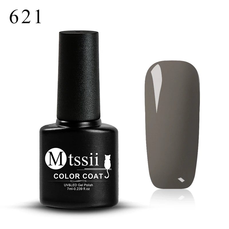 Mtssii 148 цветов 7 мл замачиваемый матовый эмалированный Гель-лак Светодиодный УФ-гель для ногтей лак основа верхнее покрытие дизайн ногтей маникюр - Цвет: BW2324