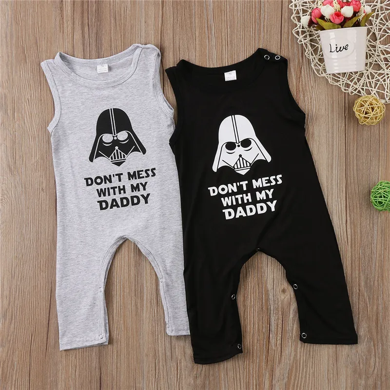

Baby Boy Girl Toddler Star Wars Romper Jumpsuit Playsuit Outfit