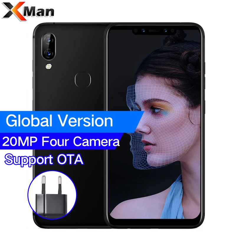 Глобальная версия lenovo S5 Pro 20MP четырьмя камерами 6 ГБ 64 GB мобильный телефон 2 дюйма