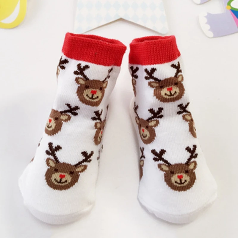 Лидер продаж, носки с Санта Клаусом для новорожденных стиль, детские рождественские детские носки г. Модные носки высокого качества, подарок на год