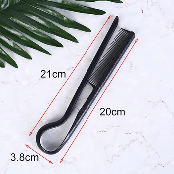 

1 pc DIY Salon Hairdressing Brush Styling Tool Accessories V Type Washable Folding Hair Straightener Comb