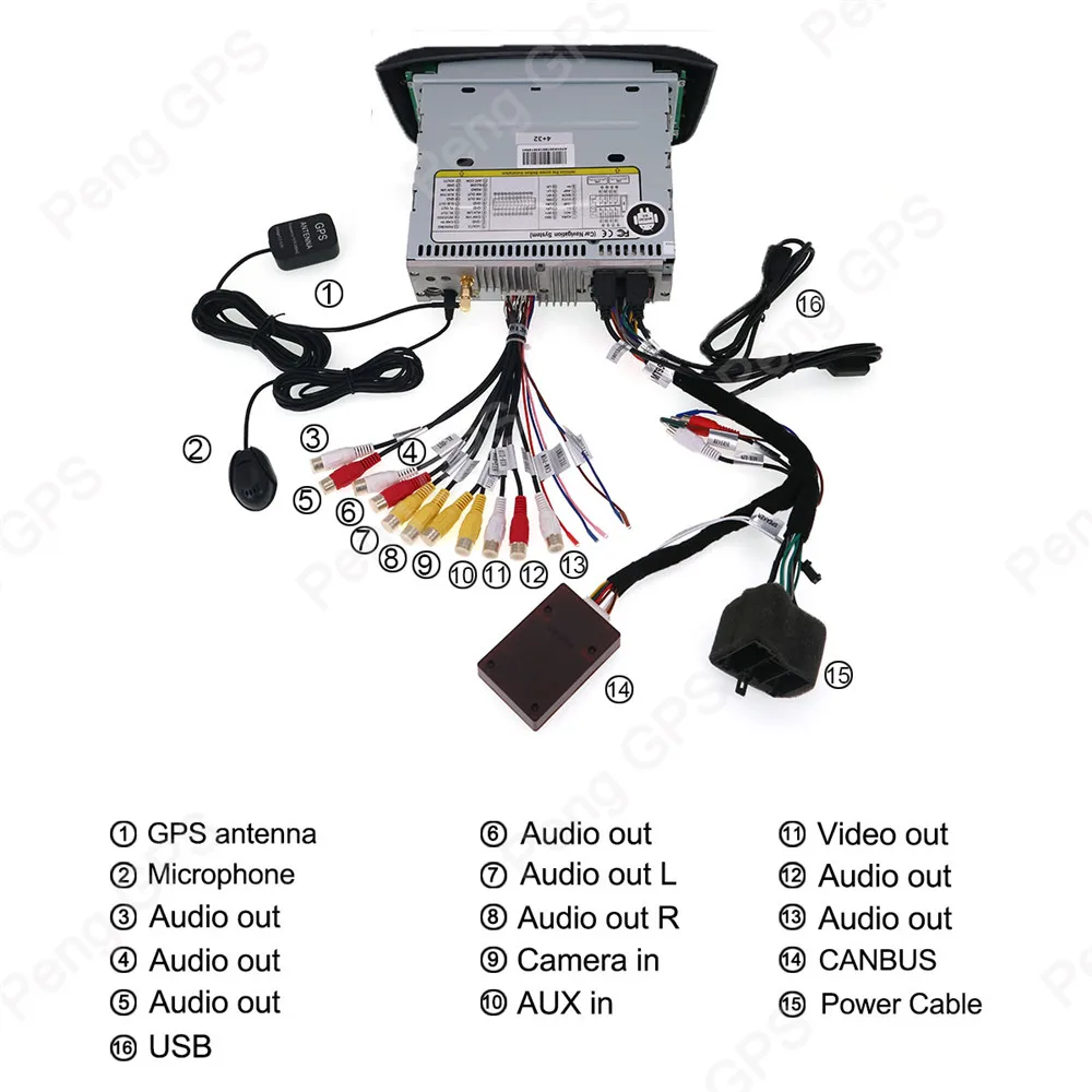 Top 8 Core 2 Din Car Radio Android 9.0 for Fiat Punto 2009-2015 Linea 2012 + GPS Navigation CD DVD Player Autostereo Multimedia Unit 7