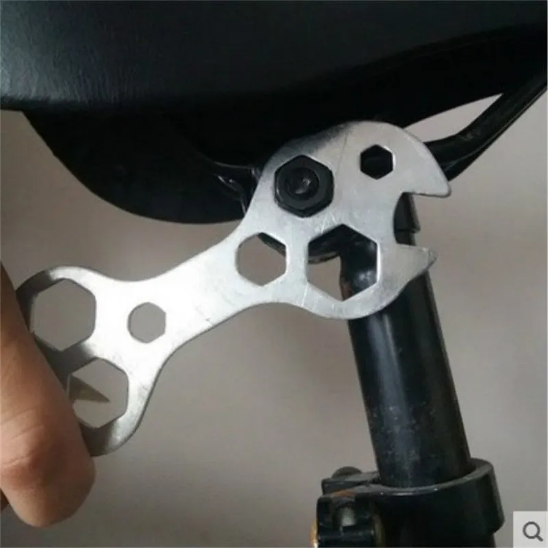 

Bicycle Cycling Bike Wrench Steel Hexagon Spanner Multi-function Flower Universal Wrench Bike Porous Cycle Repair Tool