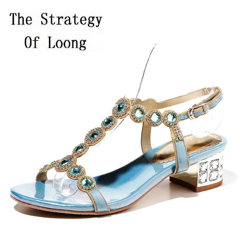 gladiator heels with rhinestones