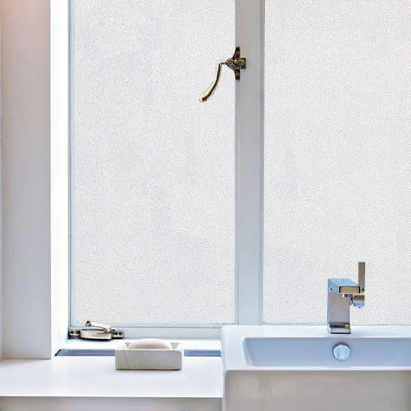 200cm Long Frosted Glass Film Window Film Bathroom Electrostatic