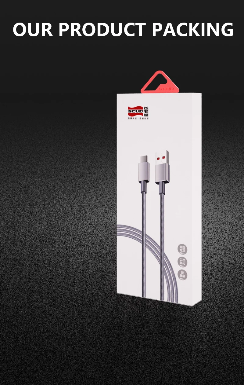 SCUD usb type-C кабель для сотового телефона USB type-C кабель для зарядки передачи данных кабель для мобильного телефона для устройств usb type-C