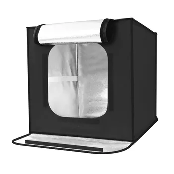 

Tycipy 80*80cm LED Photo Studio Softbox Shooting Light Tent Soft Box Portable Bag AC Adapter for Jewelry Toys Shooting 2018 New