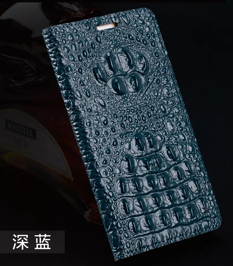 Wangcangli флип-чехол из натуральной кожи для телефона с текстурой крокодиловой задней панели для samsung Galaxy c9pro чехол для телефона ручной работы