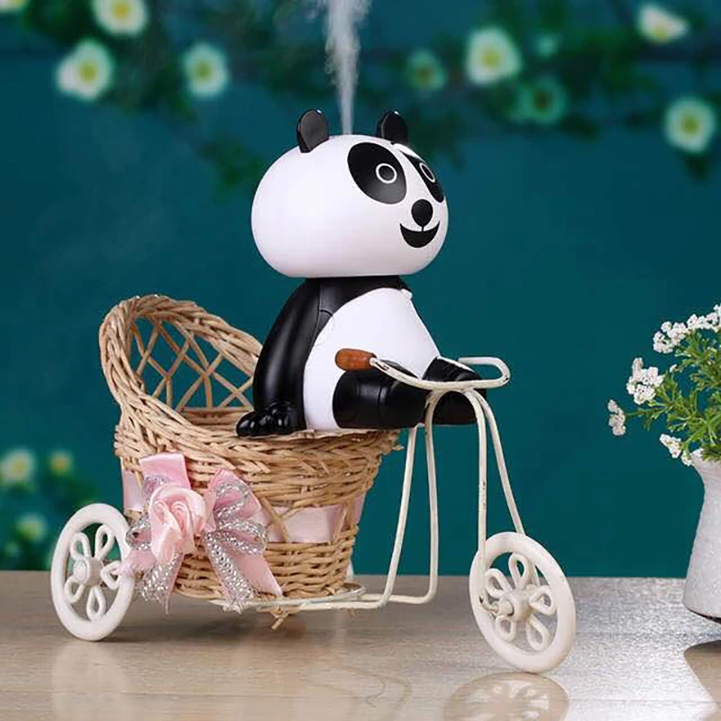 

New Cartoon Panda Humidifier USB Air Humidifier For Home office car Creative gift DC5V Mist Maker Diffuser