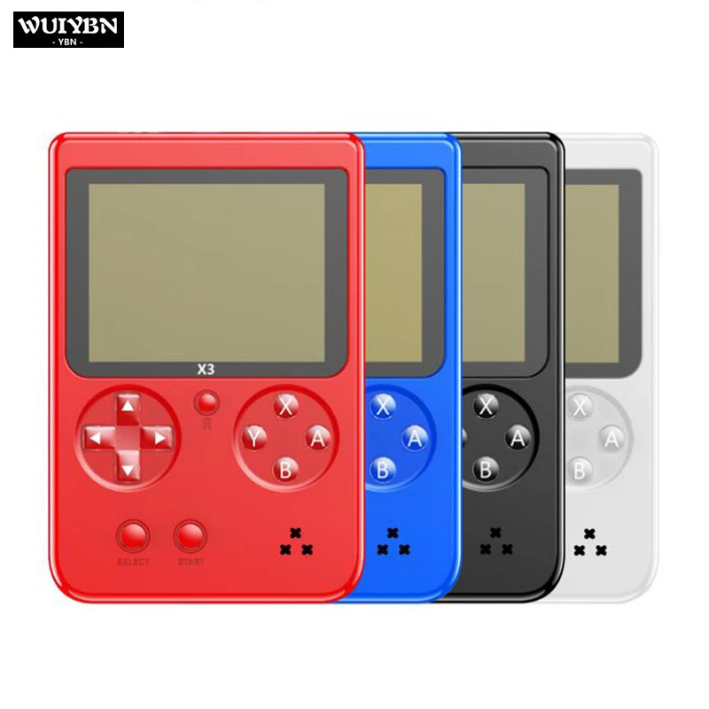

WUIYBN Built-in 400 Games Mini Handheld Game Console 2.8 Inch Color LCD screen SUP Handheld Support TV Output