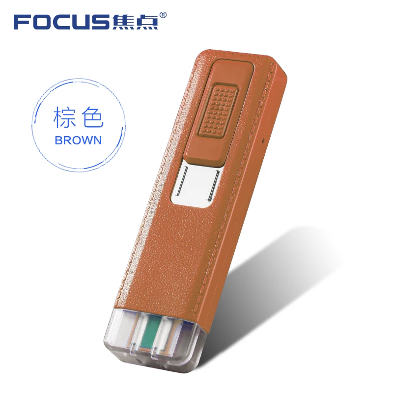 FOCUS Plazmatic USB перезарядка ветрозащитная Экологически чистая Зажигалка Тонкий Мини Портативный прикуриватель аксессуары для курения