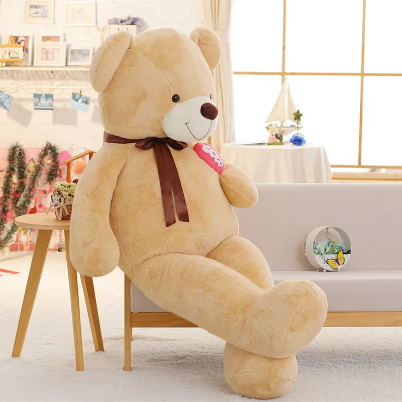 Miaoowa 1pc 75cm Lovely Teddy Bear with Bowknot Plush Toy Soft Toys for Children Stuffed Cartoon Doll for Girls Birthday Gift