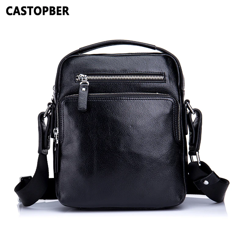 

Men Messenger Bag Vintage Fashion Business Casual Shoulder Crossbody Bags Handbag Cowhide Genuine Leather Commercial Briefcase