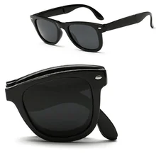 Мода складной поляризованные солнцезащитные очки Портативный легкий складной UV400 polaroid покупки вождения Открытый дизайнерские солнцезащитные очки