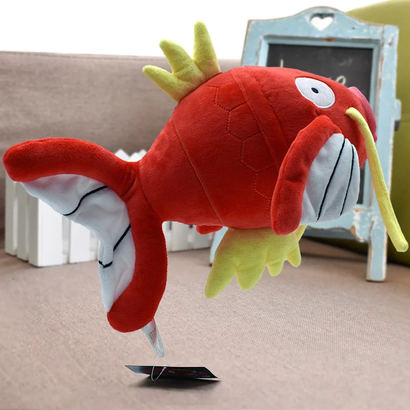 28 см Magikarp плюшевые игрушки Magikarp Peluche Fish Brinquedos мягкие игрушки животные куклы модные Мультяшные плюшевые игрушки для детей