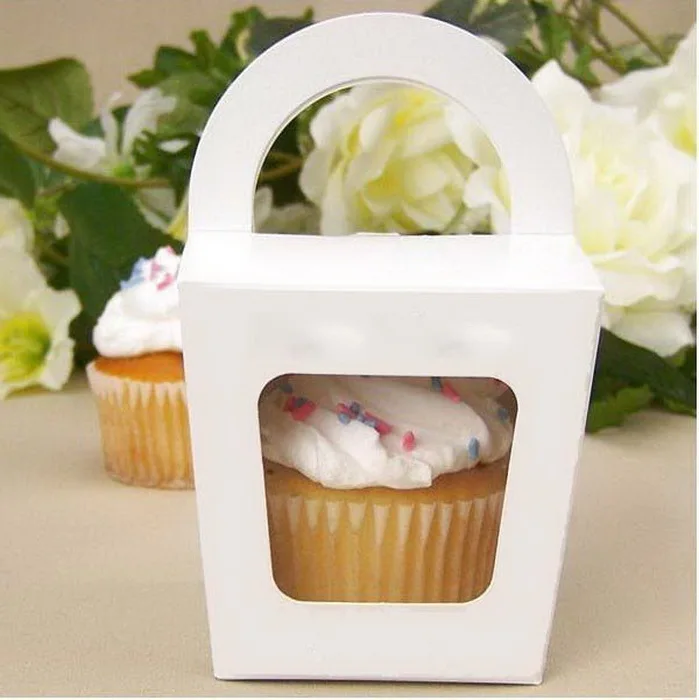 Aliexpress.com : Buy Single Cupcake Boxes Paper Cake Box ... Aliexpress.com : Buy Single Cupcake Boxes Paper Cake Box ...
