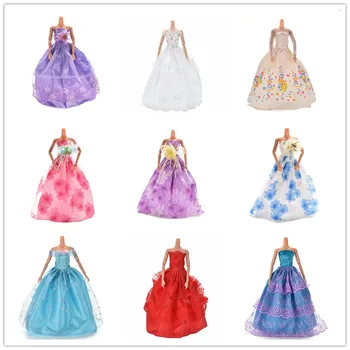 

Hot Sale Elegant Multi Layers Wedding Lace Dress For Doll Luxury Floral Doll Dress Clothes Clothing Dolls Hat Accessories