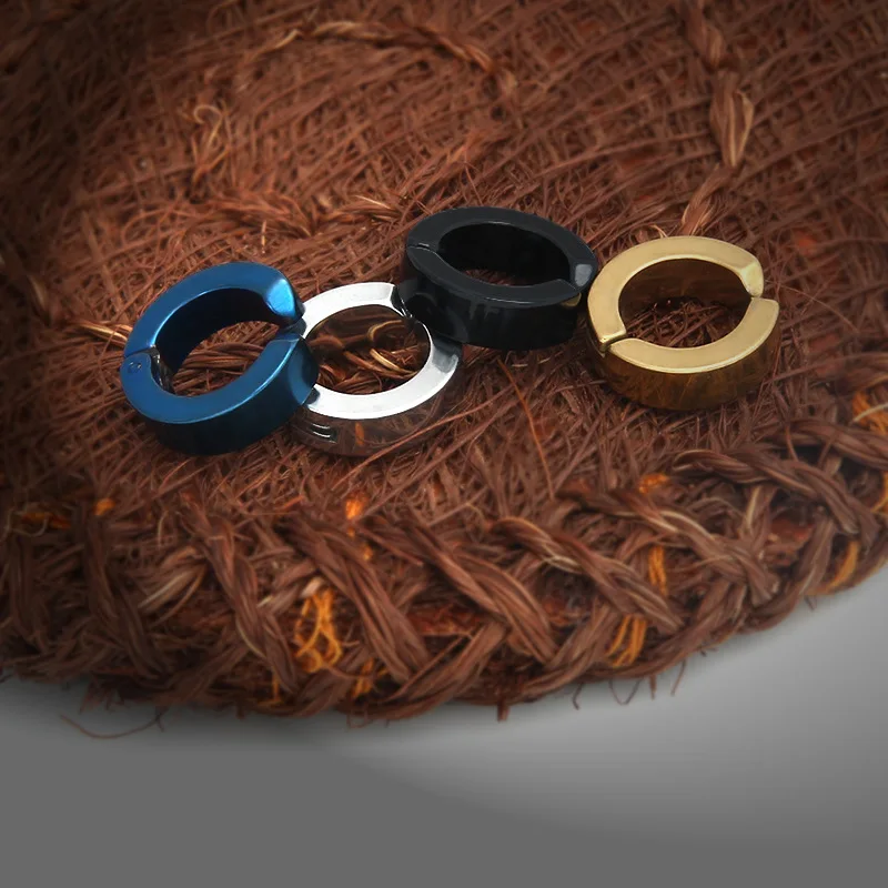 Men Women Clip-on Fake Earrings No Pierced Non-piercing Earcuff Ear Clip Earrings Without Piercing Street Pop Punk Jewelry