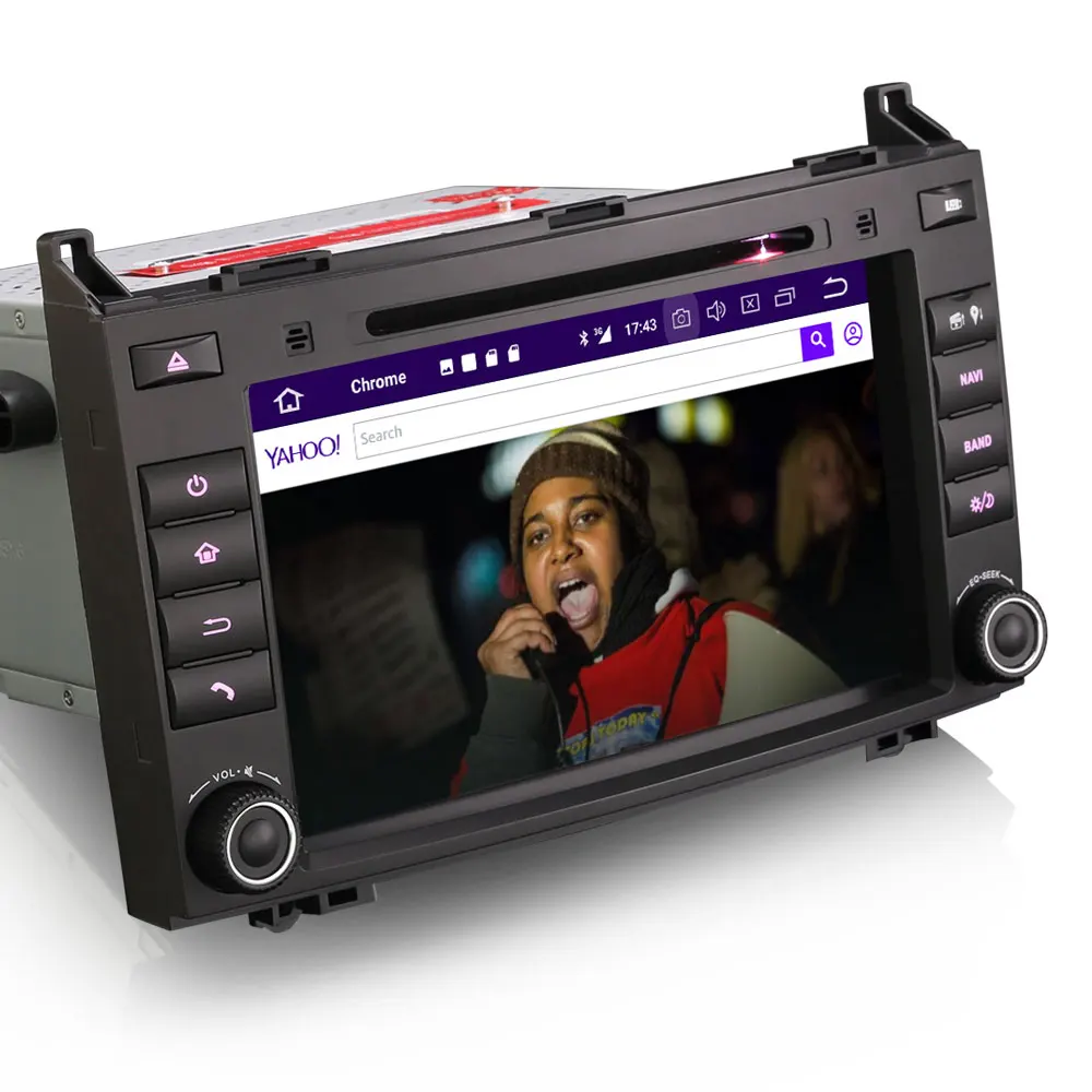 Perfect 8" Android 9.0 OS Car DVD Multimedia Navigation GPS Radio for Volkswagen Crafter 2006+ with External DAB+ Receiver Box Support 3