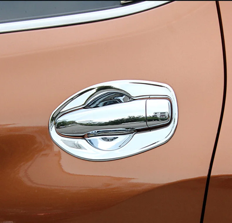 Для Nissan Rogue X Trail t32 2014 2015 2016 2017 хромированная дверная ручка Чаша Крышка отделка Catch