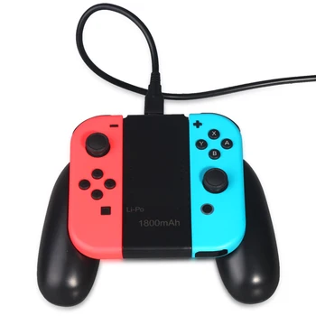 

Nintend Switch Charging Dock Station Grip Handle Charging Stand Holder For Right Left Switch Joy-Con With USB Charger Cable