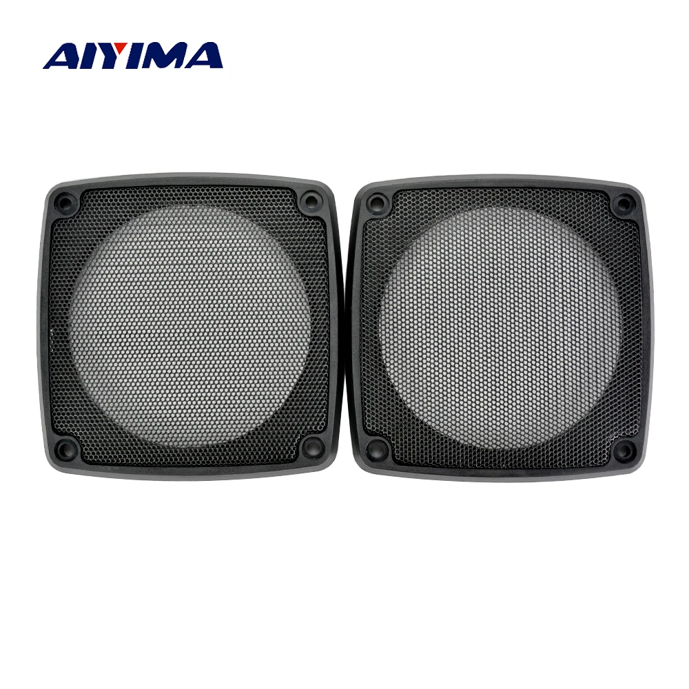 Aiyima 2pcs 6 inch Square protective grille car speaker loudspeaker