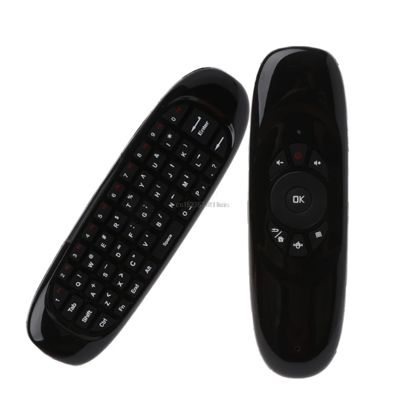 C120 Fly Air mouse с микрофоном голосового поиска 2,4G мини беспроводная клавиатура для ПК ТВ