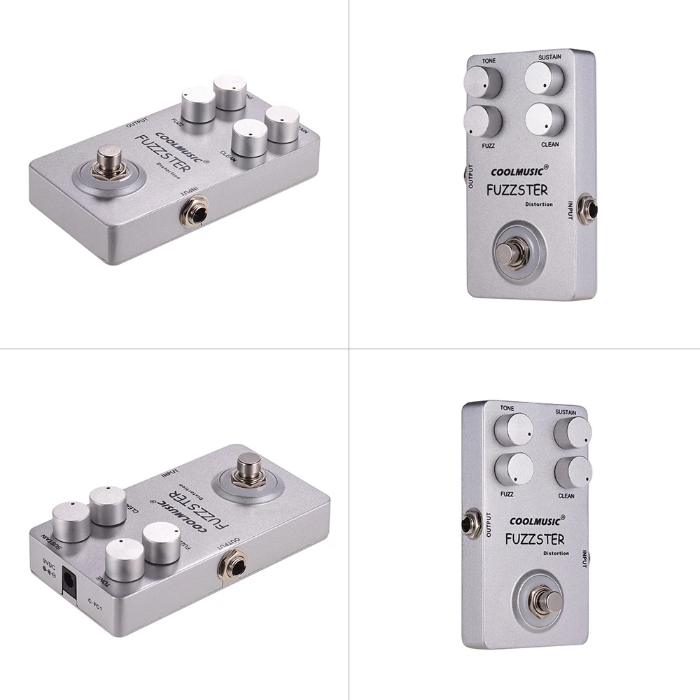 COOLMUSIC C FC1 Fuzzster искажений гитары педаль эффектов бас Fuzz для электрических гитар
