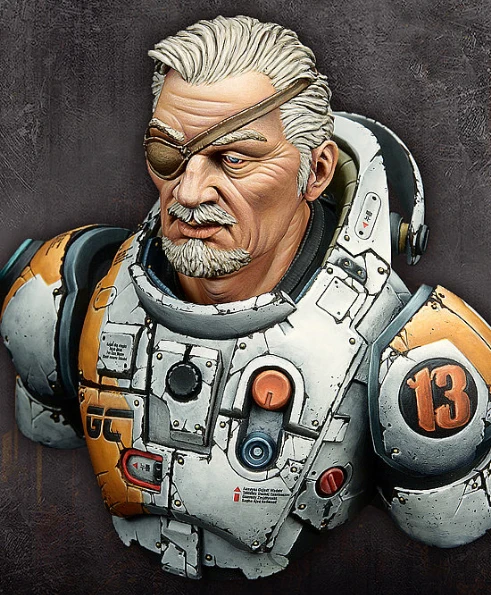 

[tuskmodel] 1:10 resin bust resin kits model UTBC04
