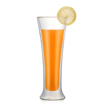 

High Double Deck Glass Tumbler Coffee Cold Or Hot Drink Verre NMD Caveira Vidro Glazen Goblet Wedding Cocktail Champagne Glasses