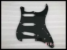 Niko negro 3 capas eléctrica Guitarras pickguard para Fender Strat style eléctrica Guitarras envío libre al por mayor