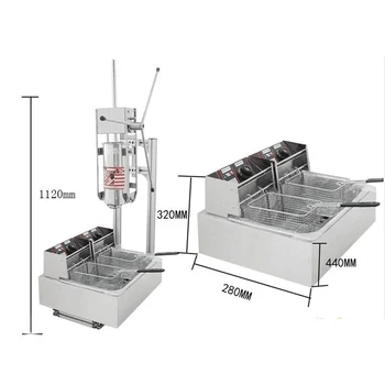 

Automatic Spain Donut Machine Latin Fruit Donut Machines/ Fruit Jam Churros Machine