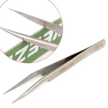 Lucky Flower 1pcs False Eyelash New Stainless Steel Industrial Anti static Tweezers watchmaker Repair Tools Excellent