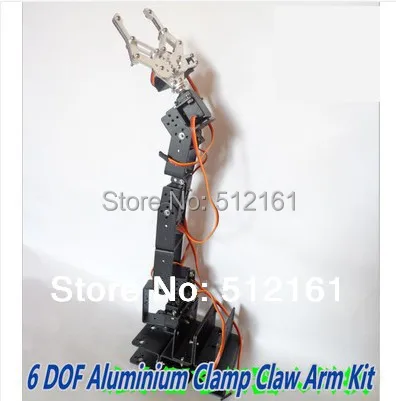 

Complete Kit Robot 6 DOF Arm Clamp Claw Mount & 6 x Servo Metal for Arduino