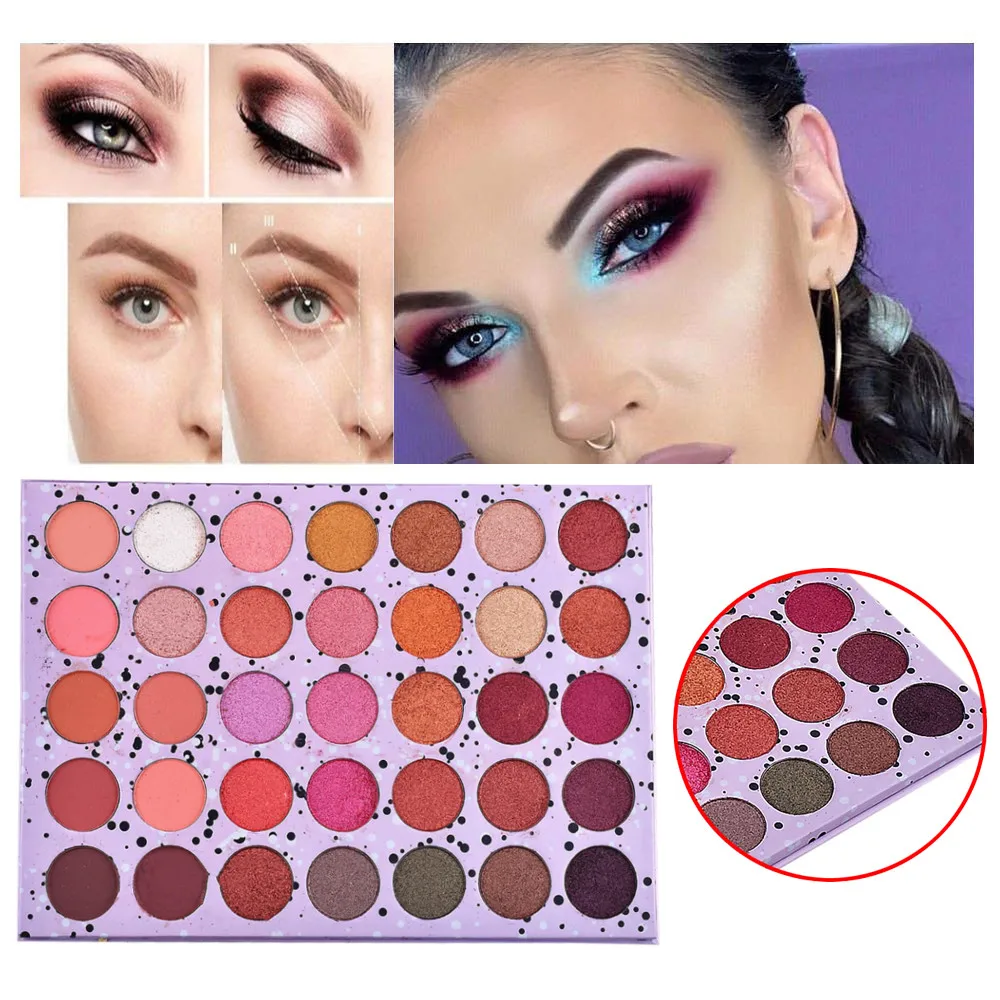 orange shimmer eyeshadow