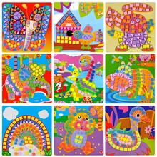 3D Puzzle Stickers Art Crafts font b Toy b font For New Year Gift Kids EVA